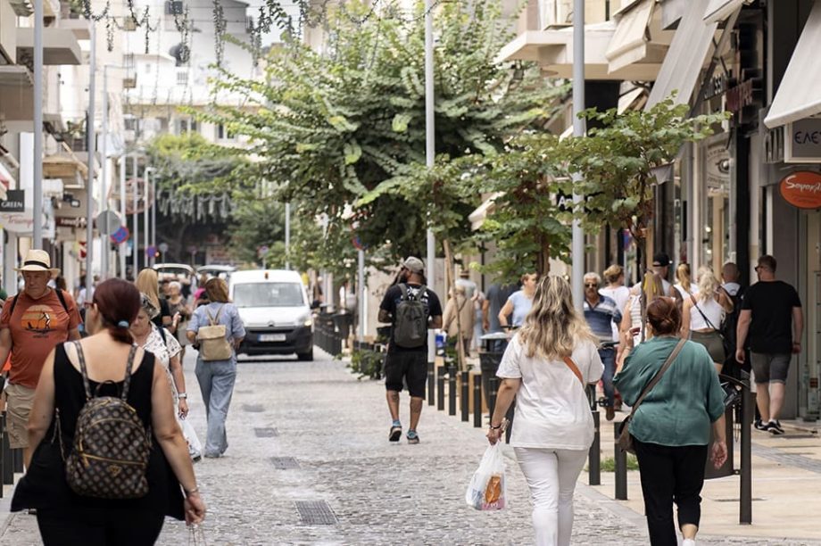 Ηράκλειο μαγαζιά καταστήματα εμπορική κίνηση