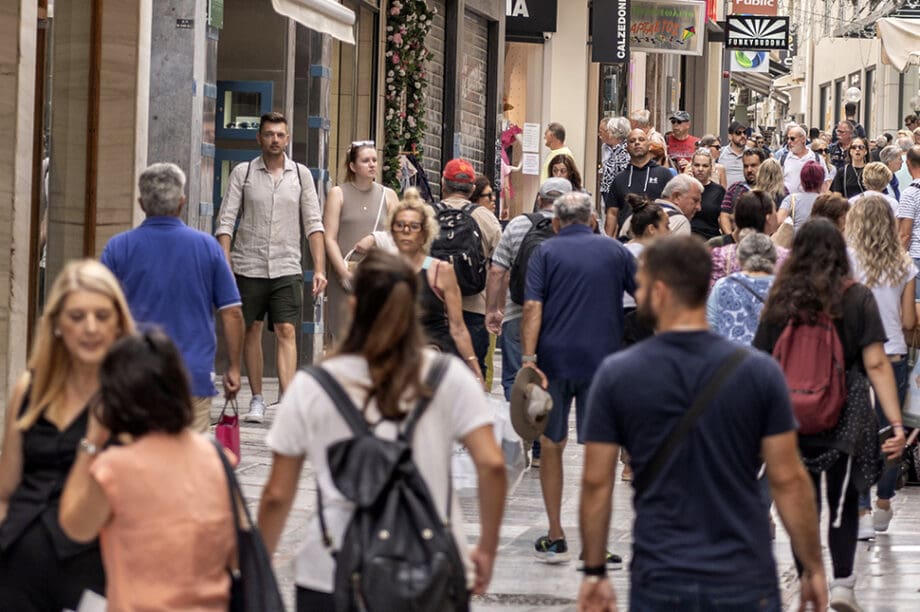 Ηράκλειο μαγαζιά καταστήματα εμπορική κίνηση