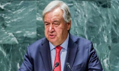 γενικός γραμματέας του ΟΗΕ Αντόνιο Γκουτέρες
