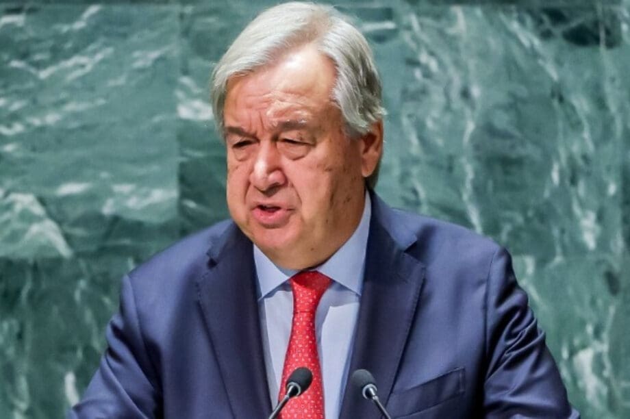 γενικός γραμματέας του ΟΗΕ Αντόνιο Γκουτέρες