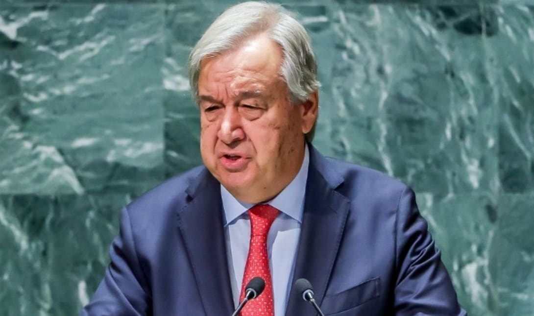 γενικός γραμματέας του ΟΗΕ Αντόνιο Γκουτέρες