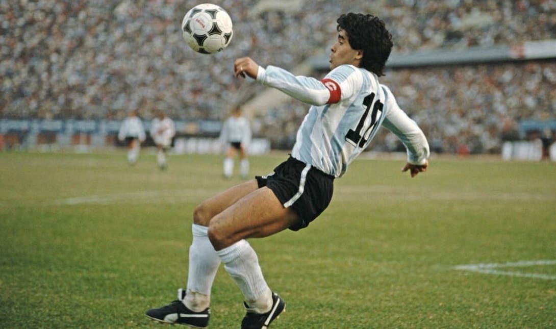 Ντίεγκο Μαραντόνα Αργεντινή θρύλος ποδοσφαίρου