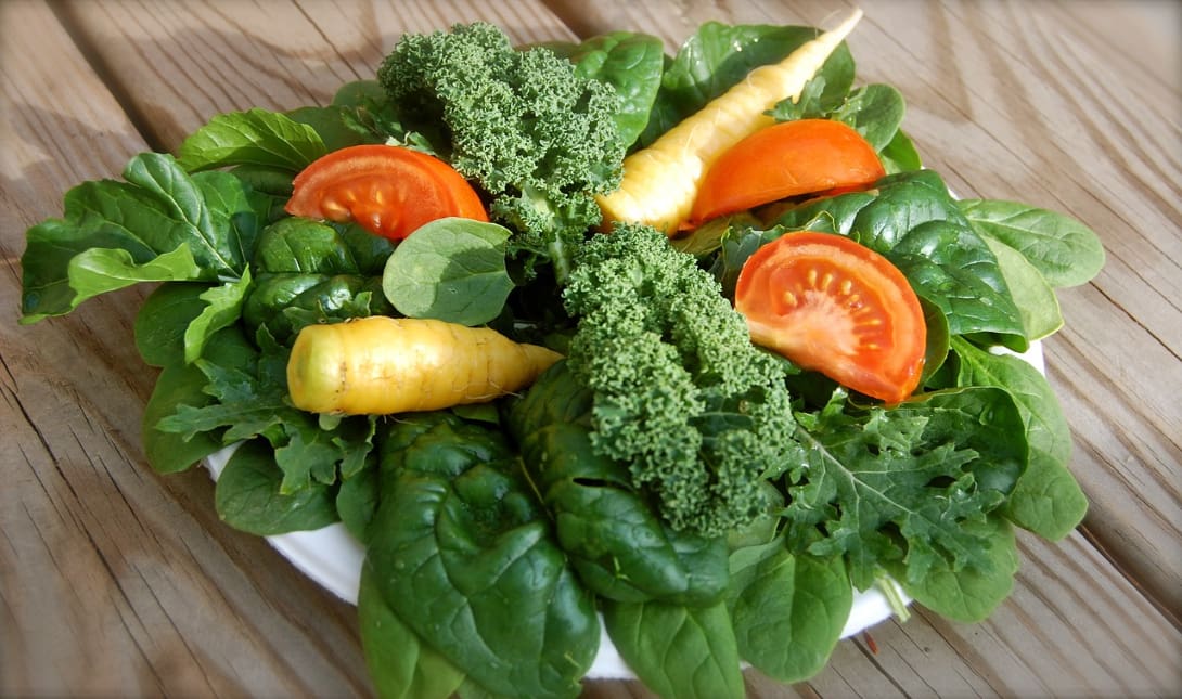 σαλάτα λαχανικά πράσινα