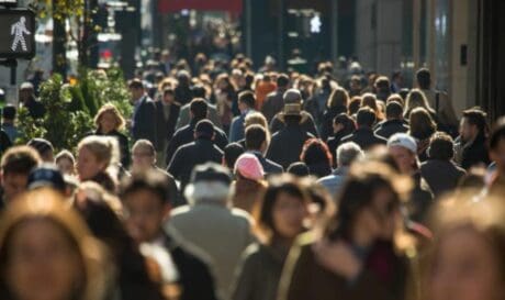 γη πληθυσμός κόσμος άνθρωποι περπατούν