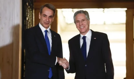 Άντονι Μπλίνκεν συνάντηση με Κυριάκο Μητσοτάκη