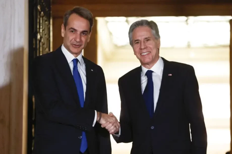 Άντονι Μπλίνκεν συνάντηση με Κυριάκο Μητσοτάκη