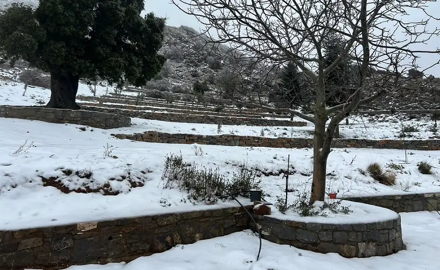 Λασιθιώτικα Όρη χιόνια