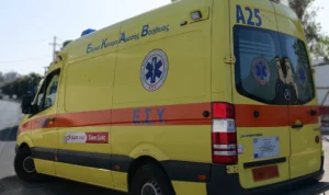 Ασθενοφόρο-ΕΚΑΒ Τροχαίο ατύχημα