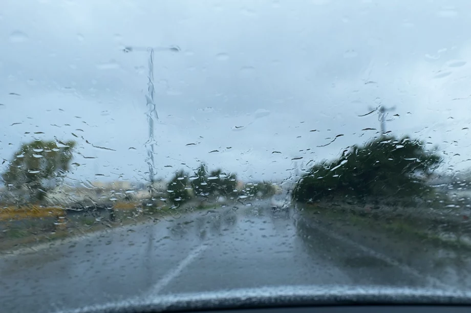 βροχή οδήγηση