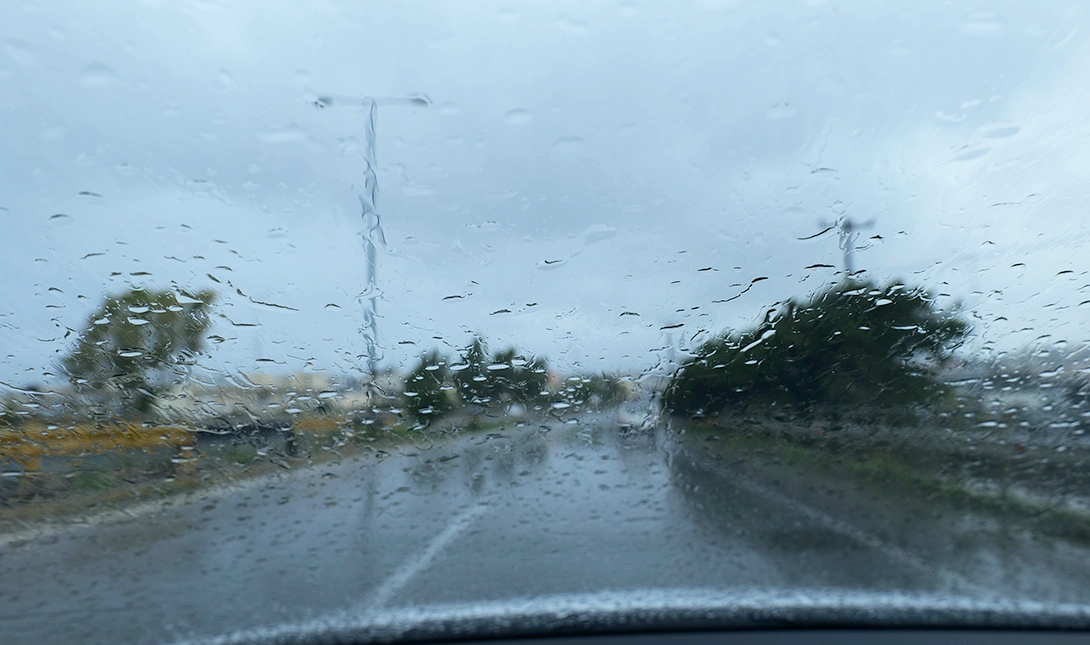 βροχή οδήγηση