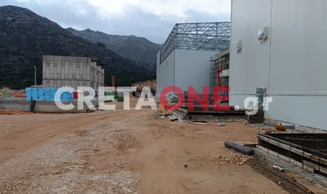 Το εργοτάξιο του ΑΔΜΗΕ στη Δαμάστα του Δήμου Μαλεβιζίου