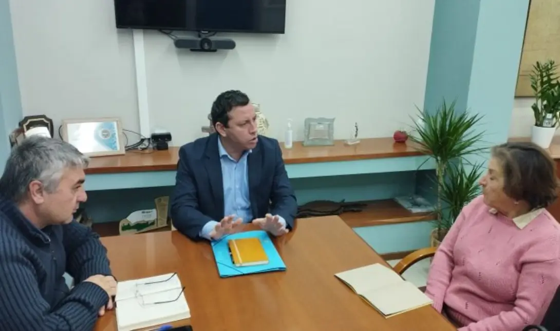 Ο Δήμαρχος Αγίου Νικολάου συναντήθηκε με την προϊστάμενη της εφορίας Αρχαιοτήτων Λασιθίου