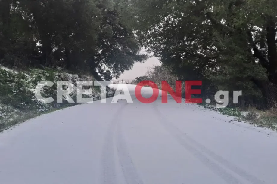 Σε πλήρη εξέλιξη η κακοκαιρία Avgi στην Κρήτη.