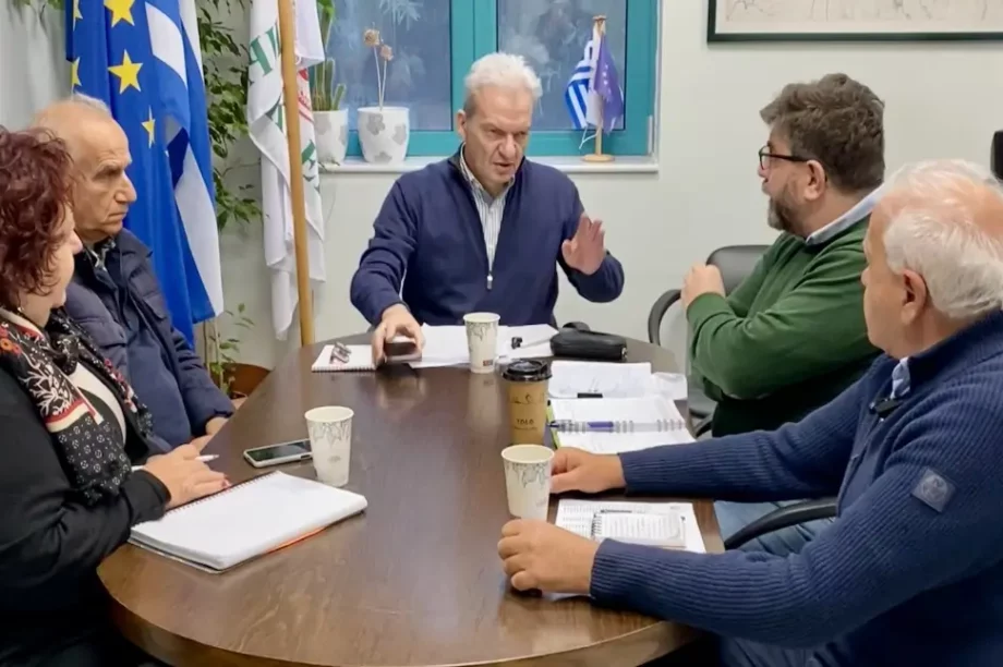 Συνάντηση Αλέξη Καλοκαιρινού με ΔΕΥΑΗ
