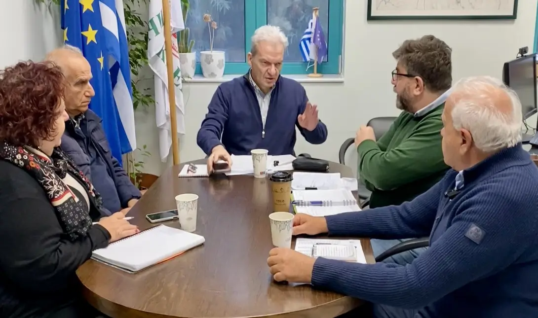 Συνάντηση Αλέξη Καλοκαιρινού με ΔΕΥΑΗ
