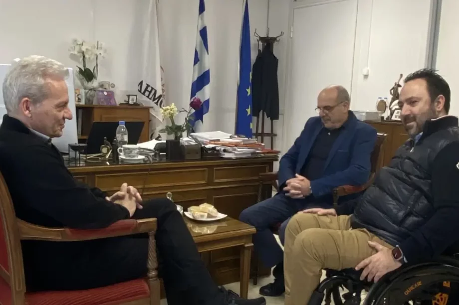 Αλέξης Καλοκαιρινός Γιώργος Καπελλάκης και Χρήστος Τζαμούσης