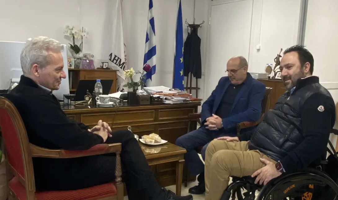 Αλέξης Καλοκαιρινός Γιώργος Καπελλάκης και Χρήστος Τζαμούσης