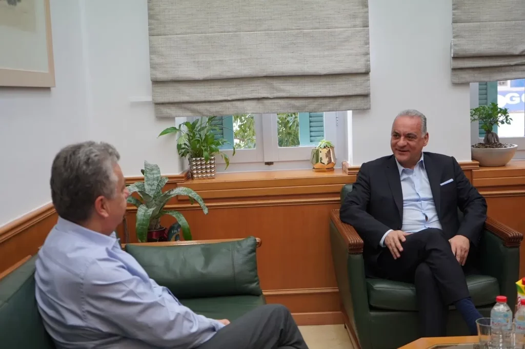 Σταύρος Αρναουτάκης Μανόλης Κεφαλογιάννης συνάντηση