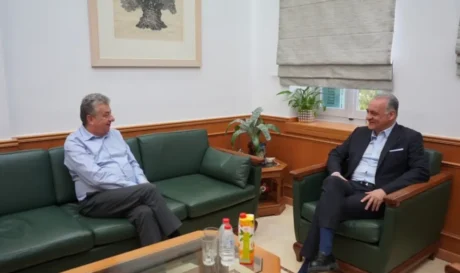 Σταύρος Αρναουτάκης Μανόλης Κεφαλογιάννης συνάντηση