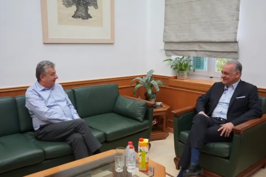 Σταύρος Αρναουτάκης Μανόλης Κεφαλογιάννης συνάντηση