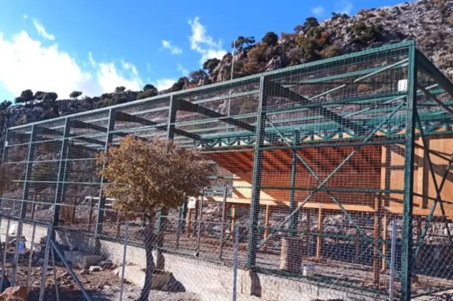 Ξεκίνησε η λειτουργία του κλωβού προσαρμογής και ενδυνάμωσης γυπών