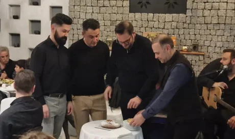 Ο Σύλλογος Κρητικών Ημαθίας έκοψε τη βασιλόπιτά του