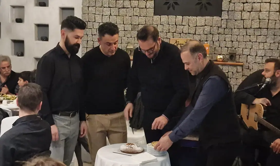 Ο Σύλλογος Κρητικών Ημαθίας έκοψε τη βασιλόπιτά του
