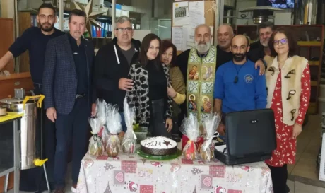 αγιασμός στον Μελισσοκομικό Συνεταιρισμό Ηρακλείου