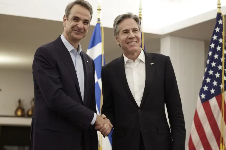 Κυριάκος Μητσοτάκης Άντονι Μπλίνκεν συνάντηση Χανιά ΗΠΑ
