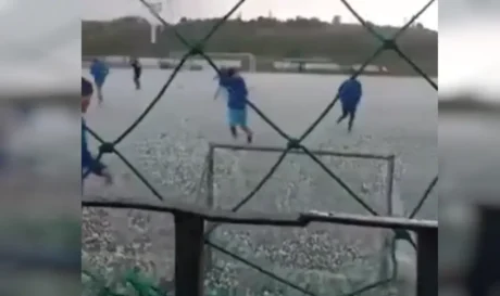 Προπόνηση Μικτή Κ16 ΕΠΣΗ χιόνι