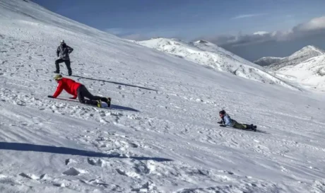 Ορειβατικός Σύλλογος Ηρακλείου χιόνι ανάβαση