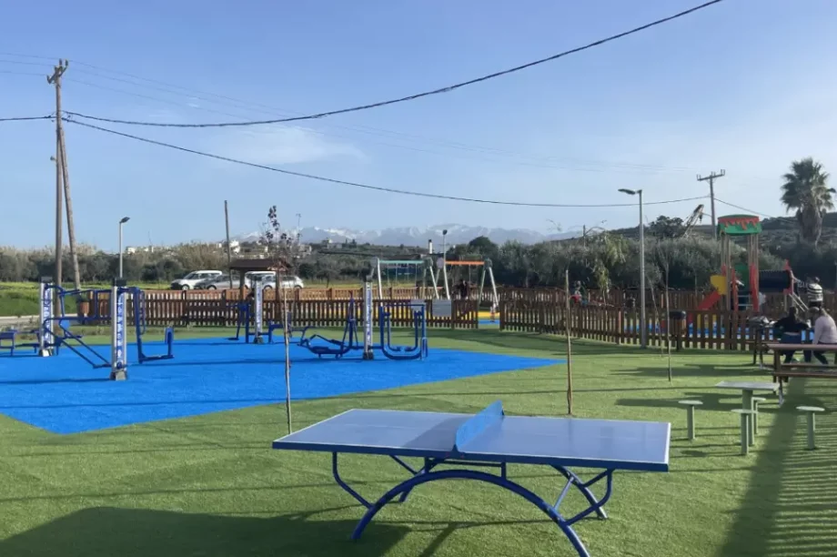 νέος υπαίθριος χώρος αναψυχής