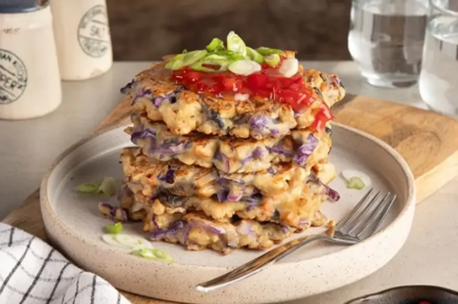 Pancakes με κοτόπουλο και μανιτάρια