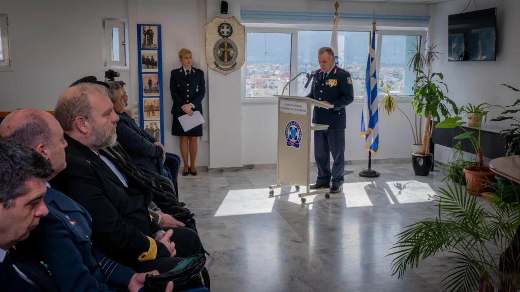 Γενικός Περιφερειακός Αστυνομικός Διευθυντής Κρήτης ο Νίκος Σπυριδάκης