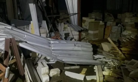 Πύργος ζημιές επιχειρήσεις σπίτια ανεμοστρόβιλος