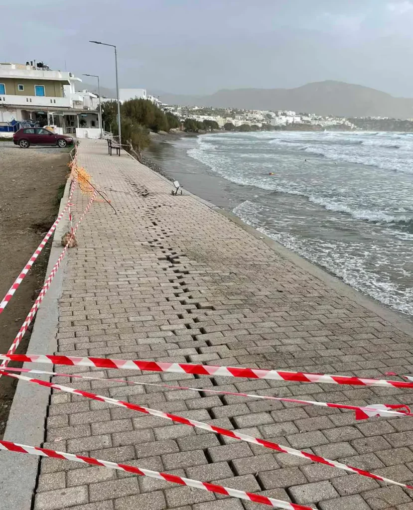 Μακρυ Γιαλός Λιμάνι ζημιές 