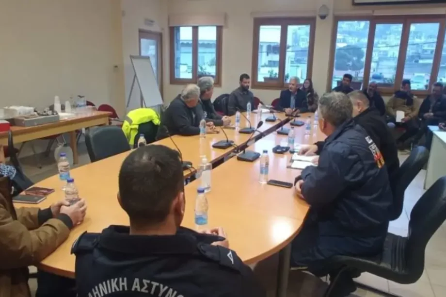 σύσκεψη πολιτικής προστασίας Λασίθι