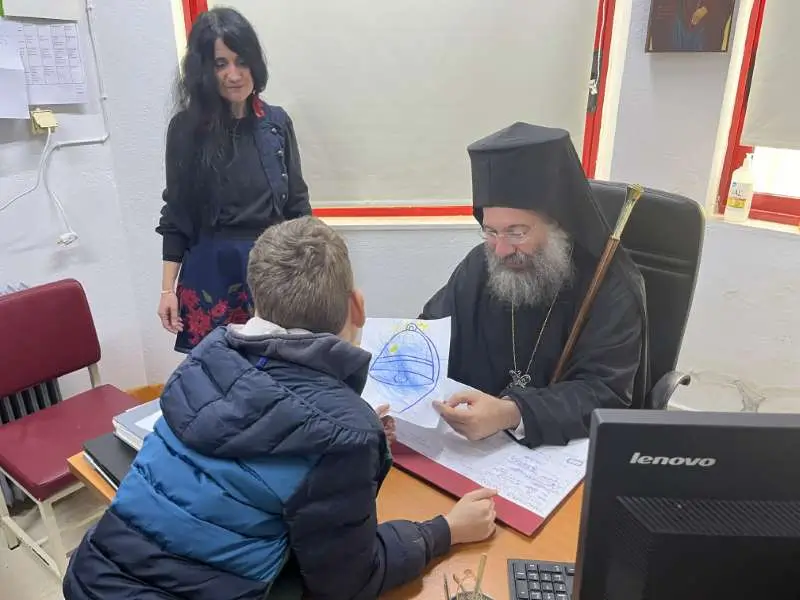 Ρέθυμνο: Κοπή πίτας στο ειδικό σχολείο και στο Κ.Η.Φ.Η. Περάματος