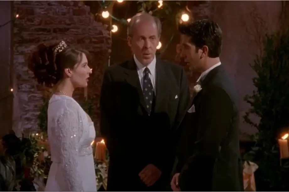 The one with Ross Wedding Friends επεισόδιο