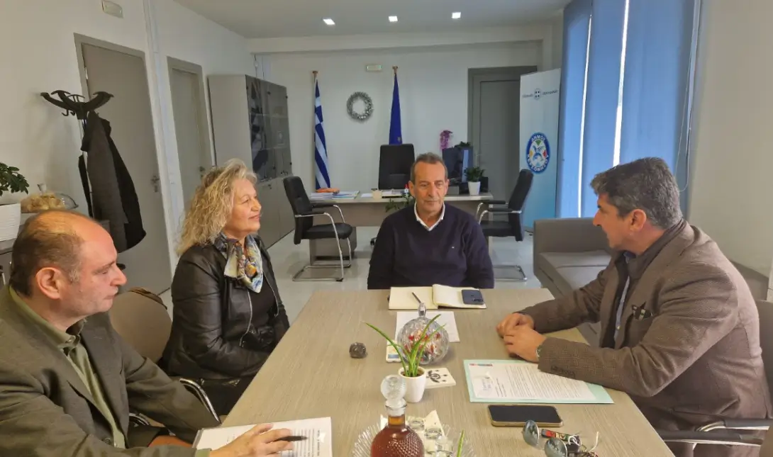Συνάντηση Φιλοξενία Δήμαρχος Χερσονήσου