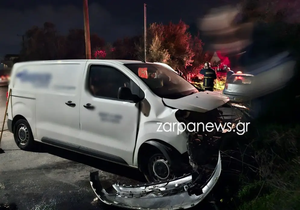 Χανιά: Τροχαίο ατύχημα με εγκλωβισμό στις Μουρνιές