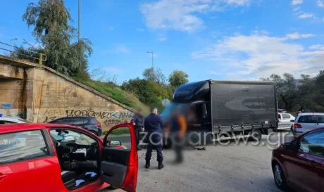 τροχαίο ατύχημα Χανιά σύγκρουση οχημάτων