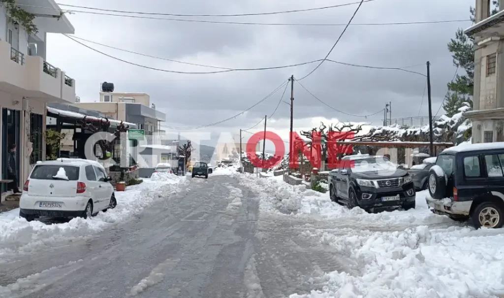 κακοκαιρία χιόνια
