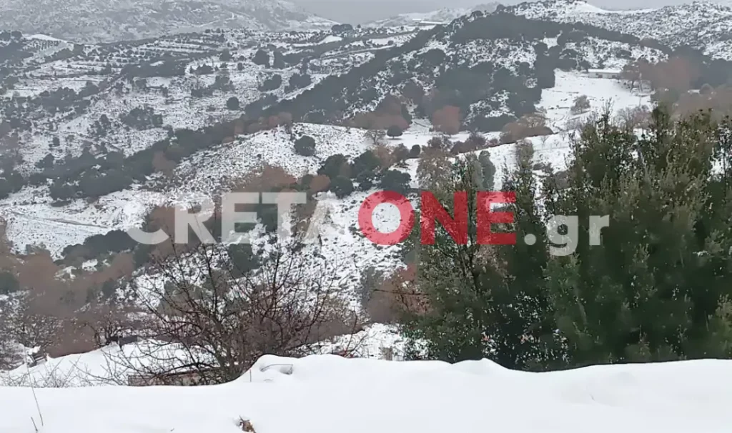 κακοκαιρία χιόνια