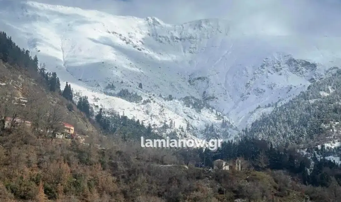 Χιονισμένο τοπίο