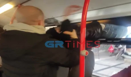 Θεσσαλονίκη: Απίστευτο περιστατικό σε λεωφορείο, με πορτοφολού που διέφυγε από παράθυρο