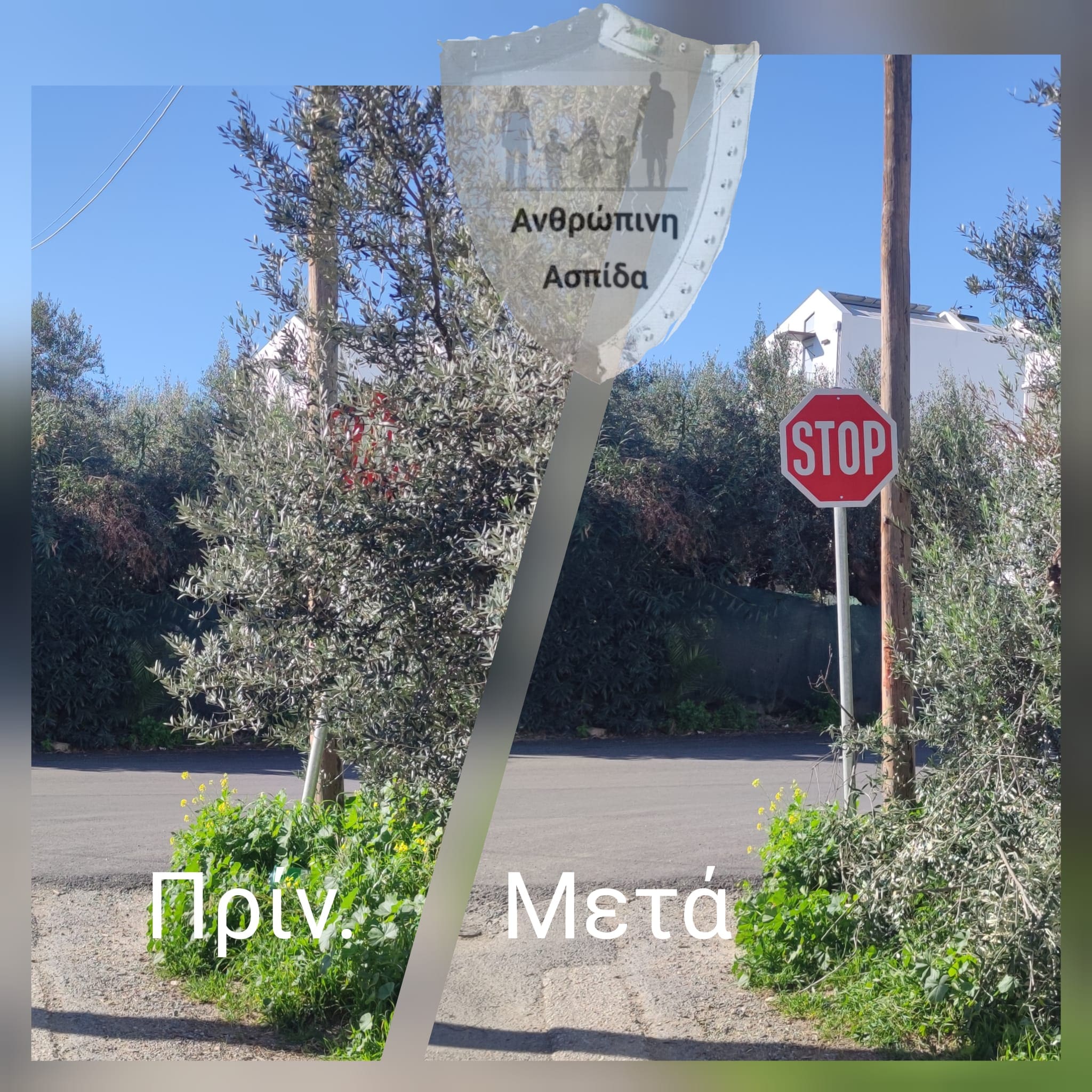 πινακίδες Ανθρώπινη Ασπίδα