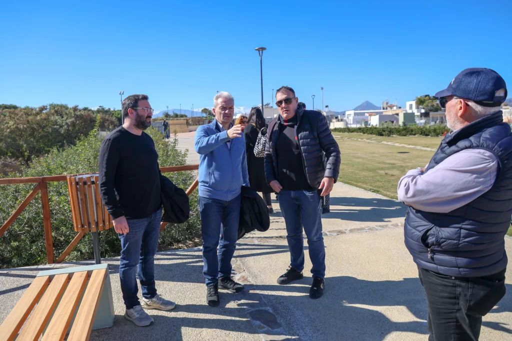 Αλέξης Καλοκαιρινός Δήμαρχος Ηρακλείου αυτοψία έργο αποκατάσταση Ενετικά Τείχη