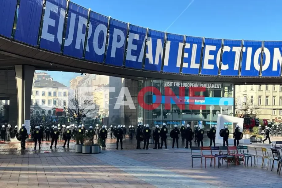 Αγρότες Βρυξέλλες Επεισόδια