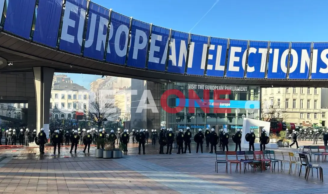 Αγρότες Βρυξέλλες Επεισόδια